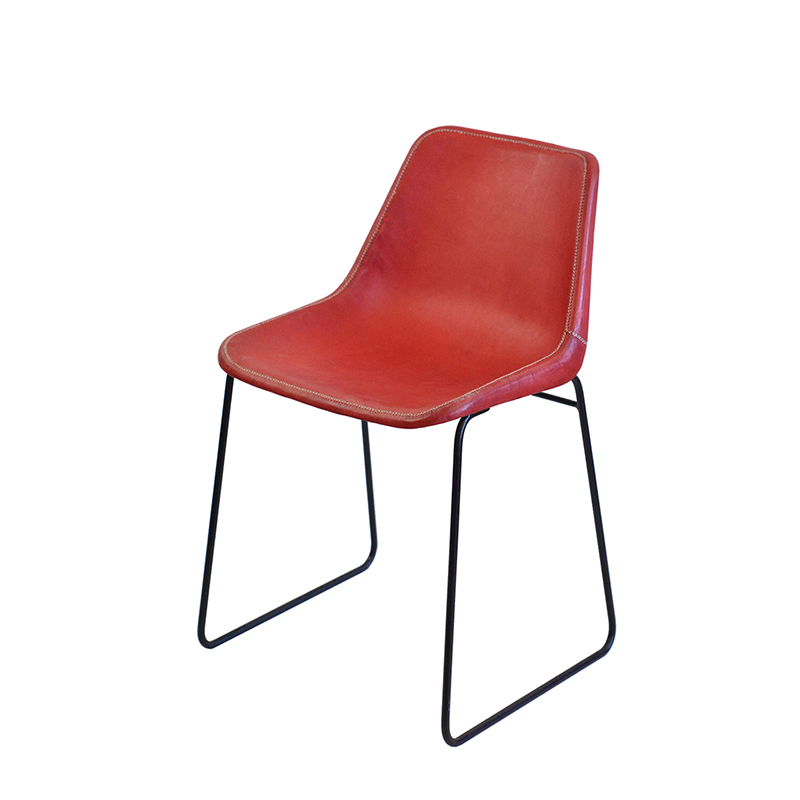 Chair Girón Dining Pn914 Sol Luna, Red Leather Dining Chairs Australia