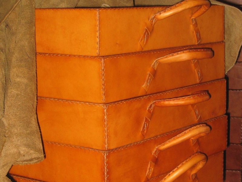 The imperfections of the hide are a mark of authenticity and exclusivity