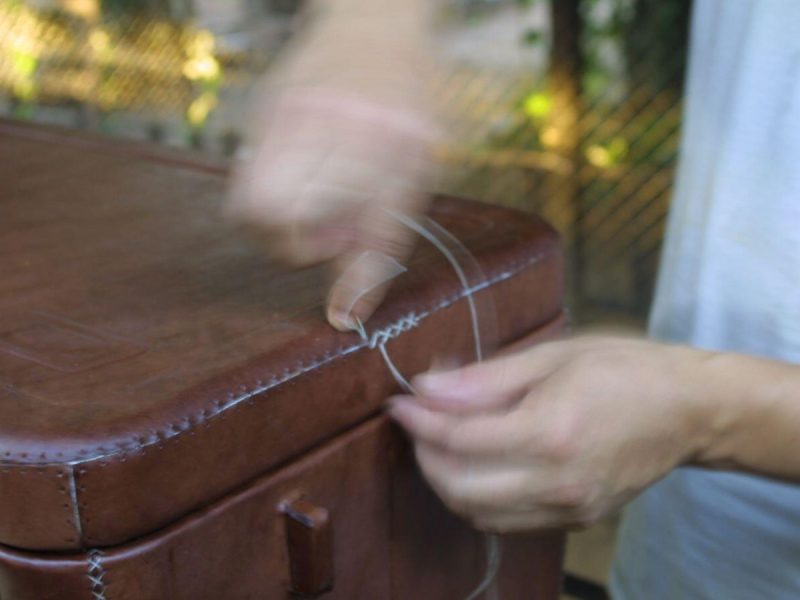 Hand-stitch finish